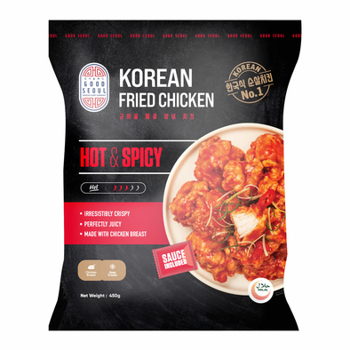 GOOD SEOUL Hot Spicy Korean Fried Chicken 450g (ONLY AVAILABLE FOR DUBAI AREAS - Deira till Dubai Marina excluding far areas) (Copy)