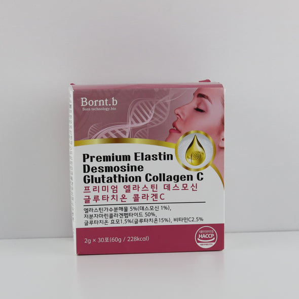 Premium Elastin Desmosine Glutathion Collagen C 2g x 30