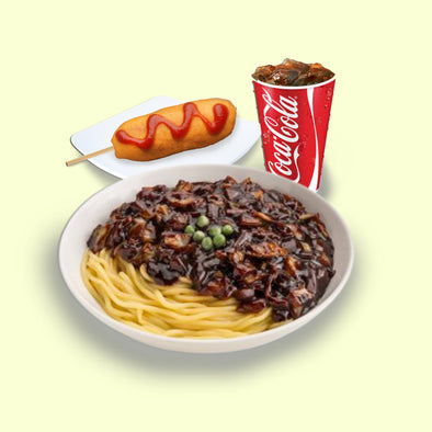 Jajangmyun (Black soybean Paste Noodles) Combo Meal    (ONLY AVAILABLE FOR DUBAI AREAS - Deira till Dubai Marina excluding far areas)