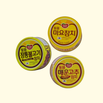 Canned Tuna Set- 3 Flavors (100g each)