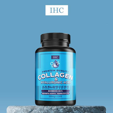 [IHC] Premium Quality Collagen Tablets with Hyaluronic Acid (500mg x 120 tablets) (halal) - 120 days, 1pc